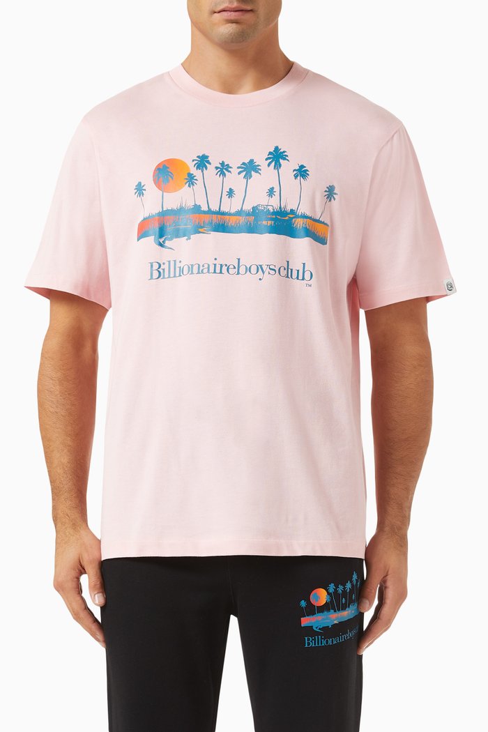 

Evergreen Logo-print T-shirt in Cotton-jersey, Pink