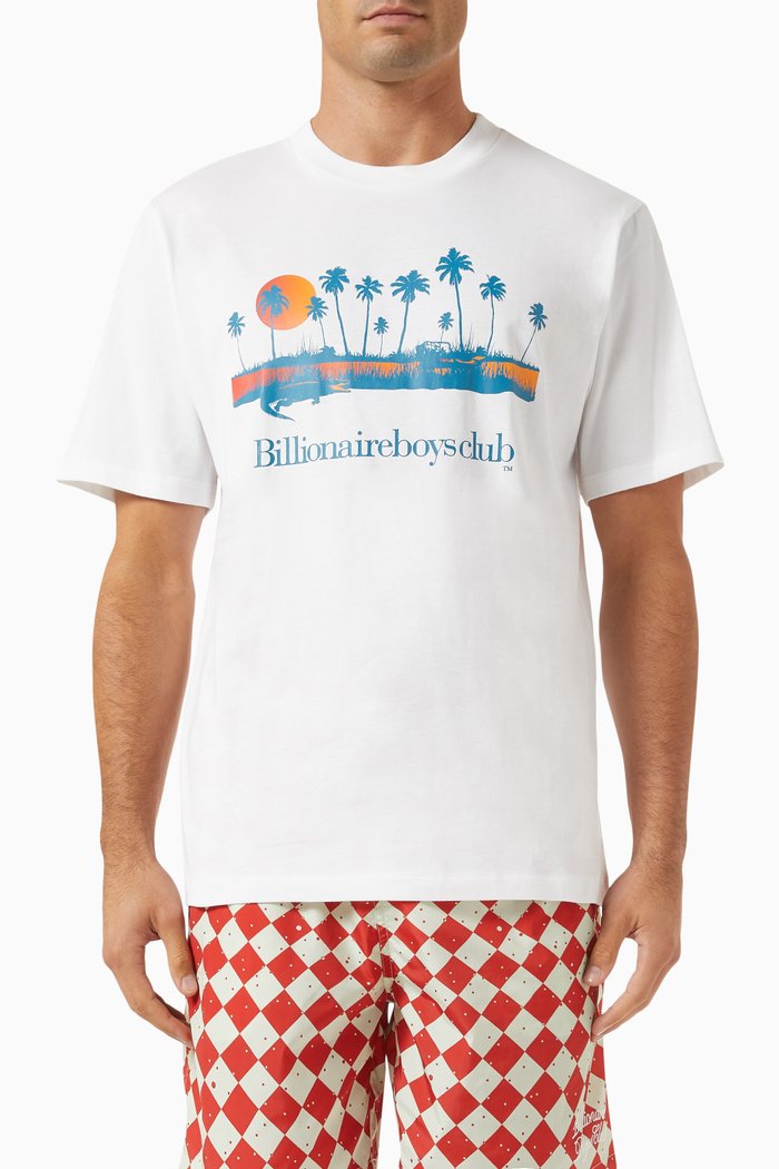 

Evergreen Logo-print T-shirt in Cotton-jersey, White
