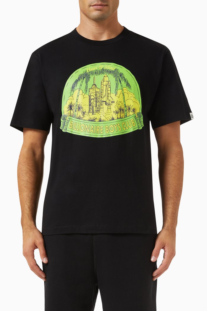 

Launch Pad T-shirt in Cotton-jersey, Black