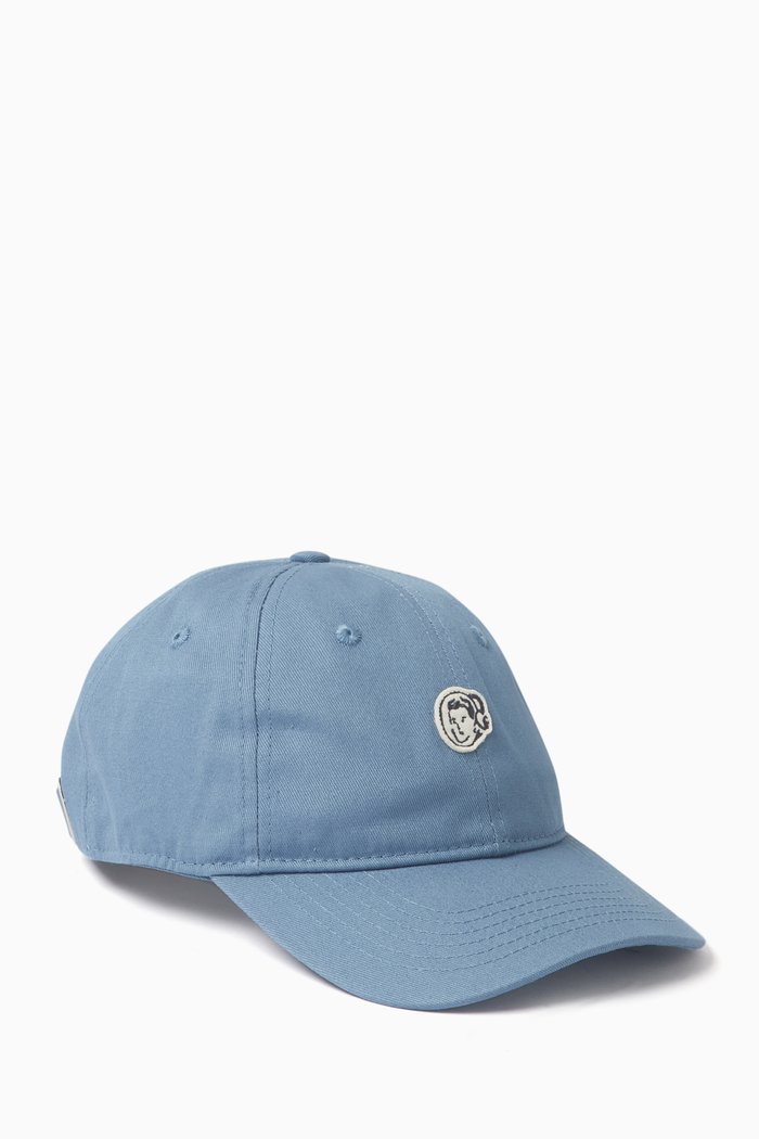 

Astro Curved Visor Cap in Cotton, Blue