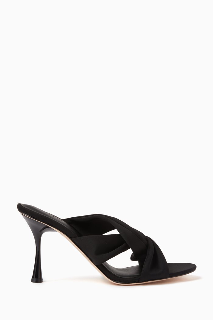 

Loop 90 Mules in Lycra, Black