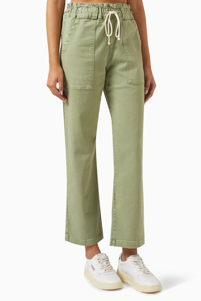 

Easy Utility Pants in Stretch-twill, Green