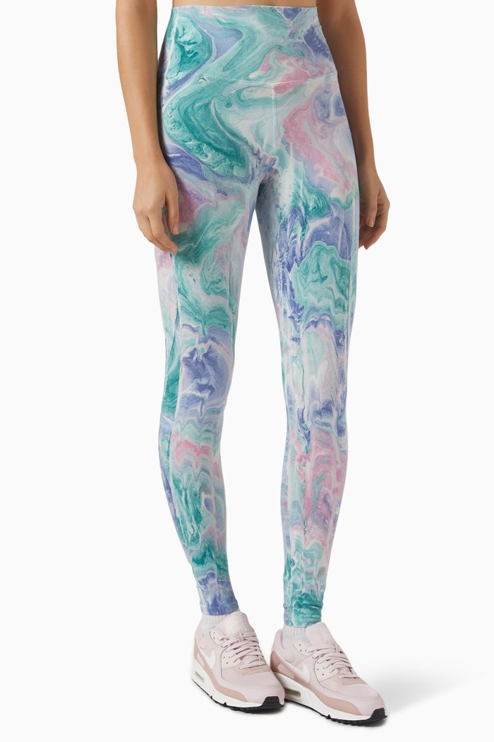 

Sunset Leggings in Cotton-jersey, Blue