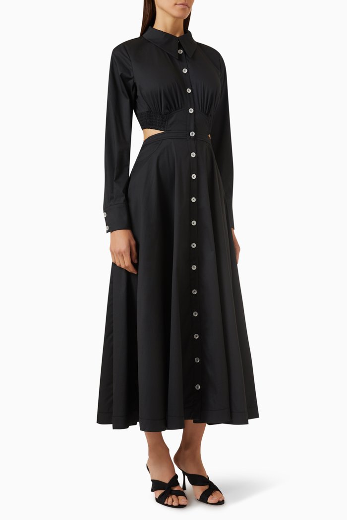 

Truly Yours Shirt Dress, Black