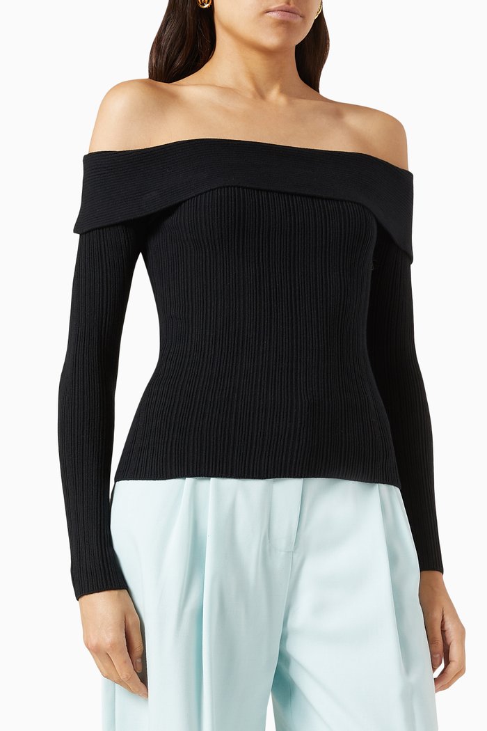 

Samara Top in Jersey, Black