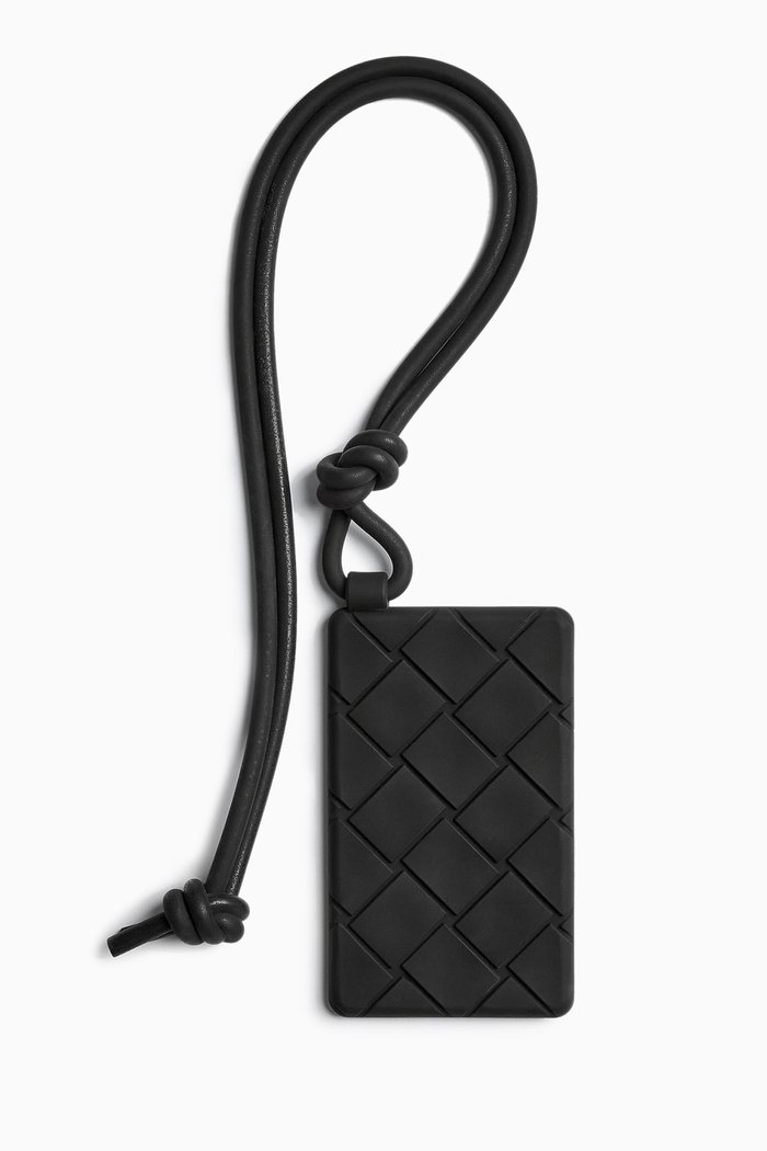 

Card Case on Strap in Silicone, Black