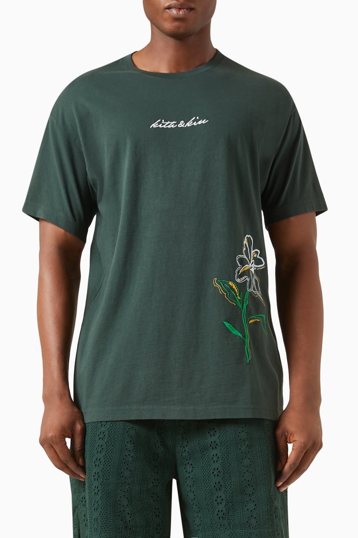 

Kith & Kin Begonia T-shirt in Cotton-jersey, Green