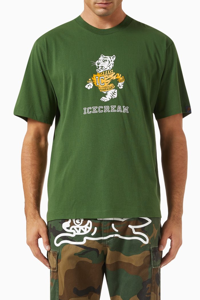 Mascot T-shirt in Cotton-jersey, Green