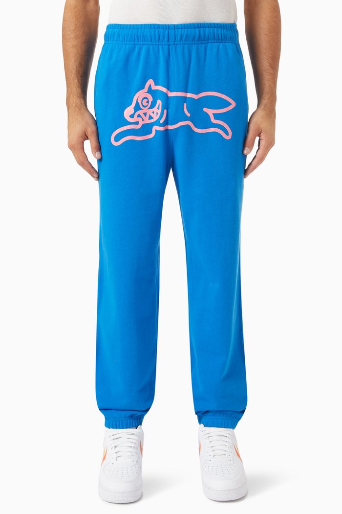 Running Dog Sweatpants in Cotton-jersey, Blue