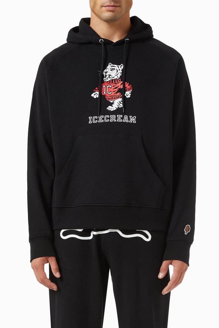 

Mascot Hoodie in Cotton-jersey, Black