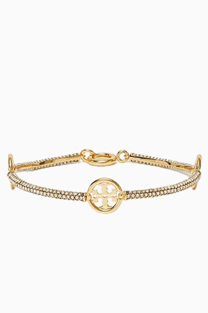

Miller Pavé Bracelet in 18kt Gold-plated Brass