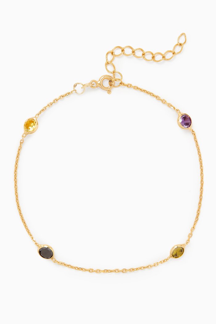 

Diana Anklet in 18kt Gold-plated Sterling Silver