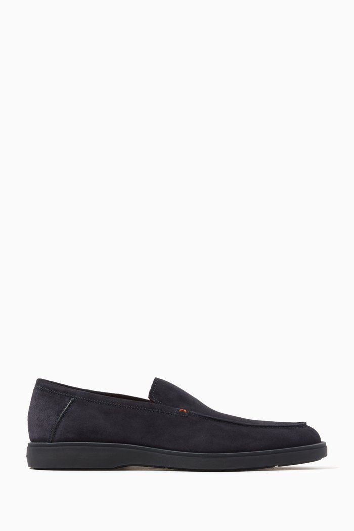 

Derision Loafers in Suede, Blue