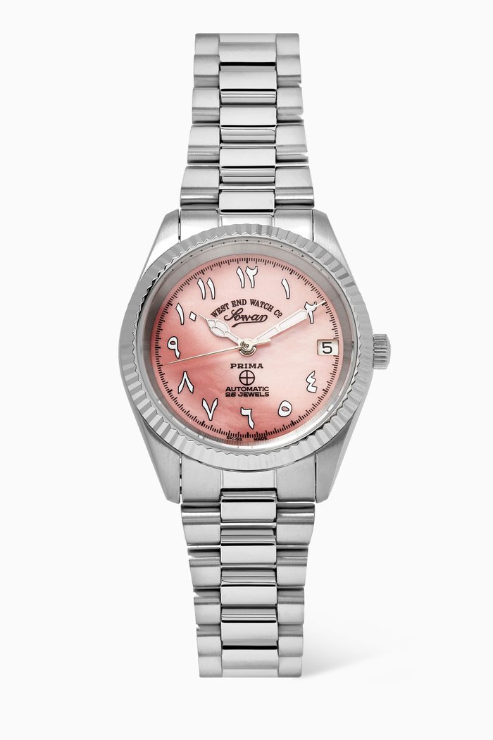 

The Classics Automatic Stainless Steel Watch, 32.5mm, Pink