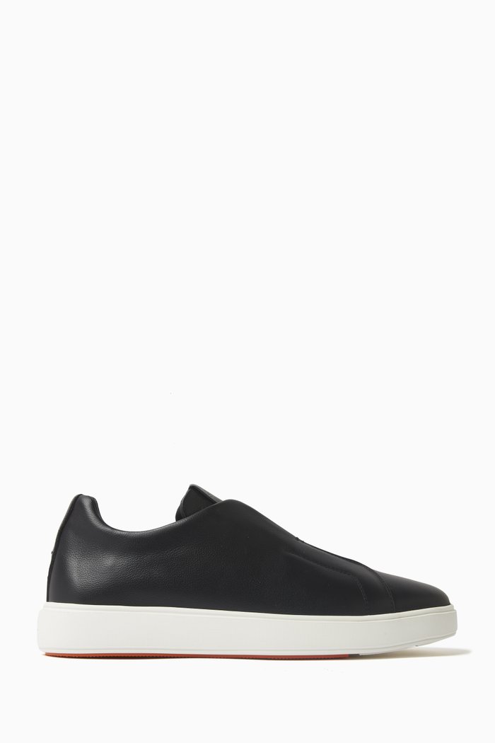 

Kahale Sneakers in Calf Leather, Black