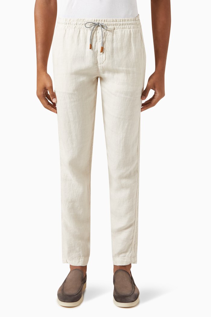 

Trousers in Linen, Neutral