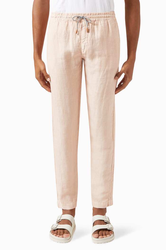 

Trousers in Linen, Pink