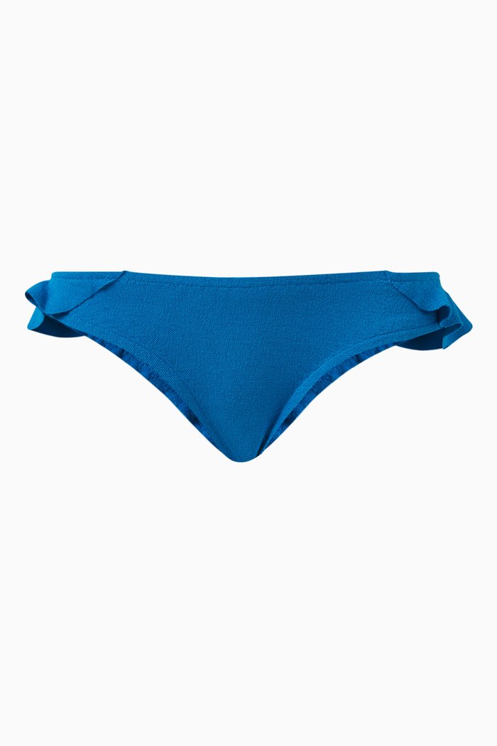 Laven Bikini Briefs in Stretch Nylon, Blue
