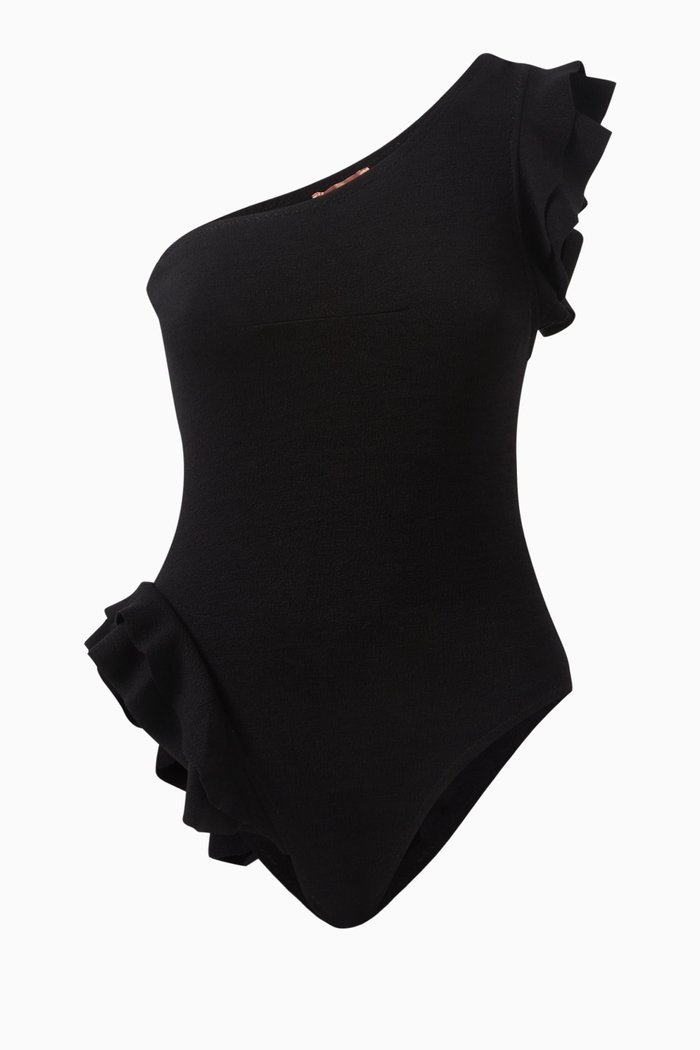 

Koss One-Piece Swimsuit in Polyamide-Blend, Black