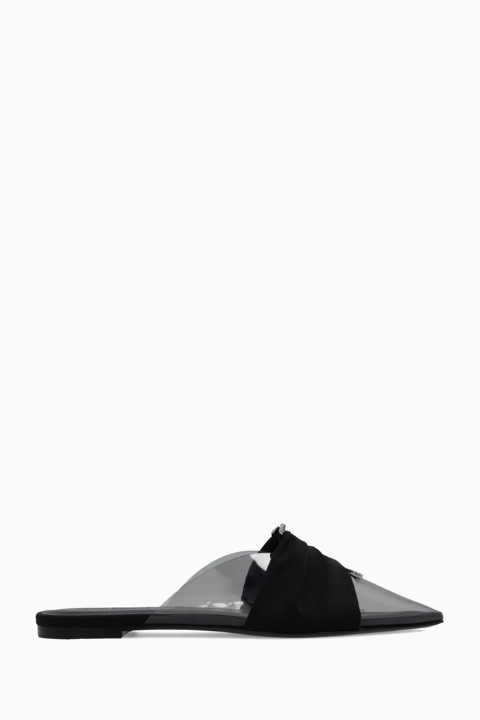 

Point Toe Slides in Plexi, Black