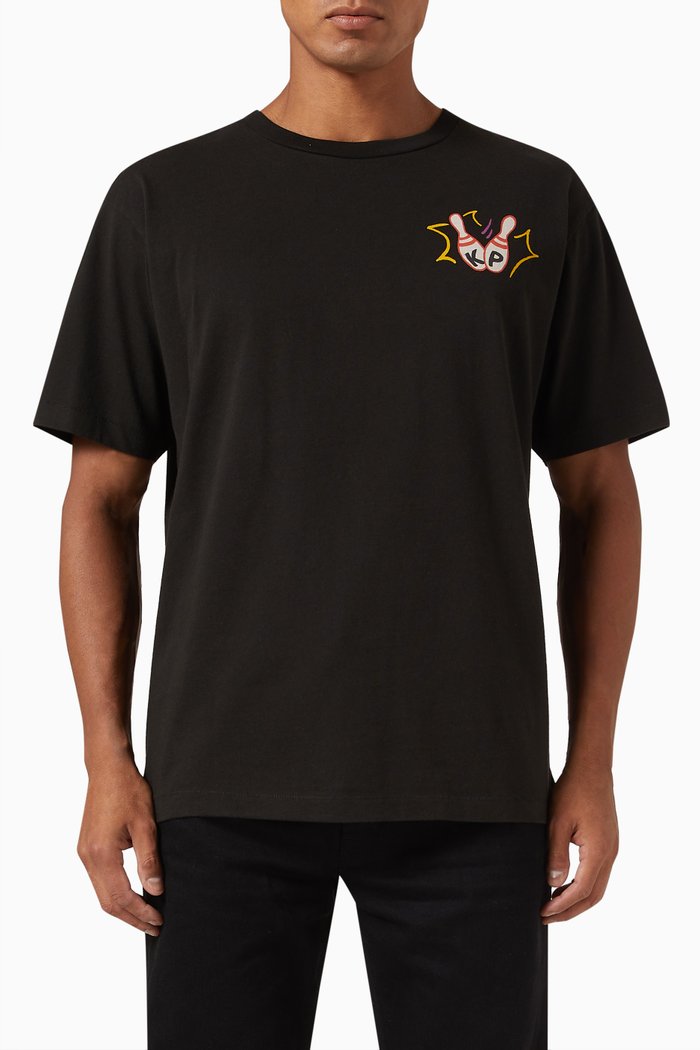 

Bowling T-shirt in Cotton Jersey, Black