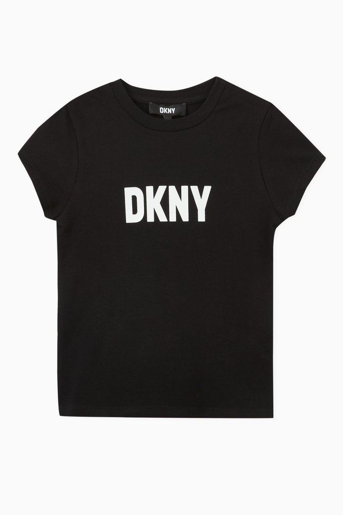 

Logo Print T-shirt in Cotton, Black