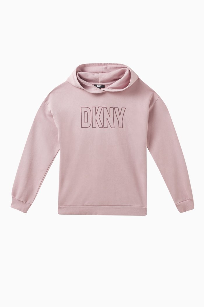 

Logo-print Hoodie in Cotton, Purple