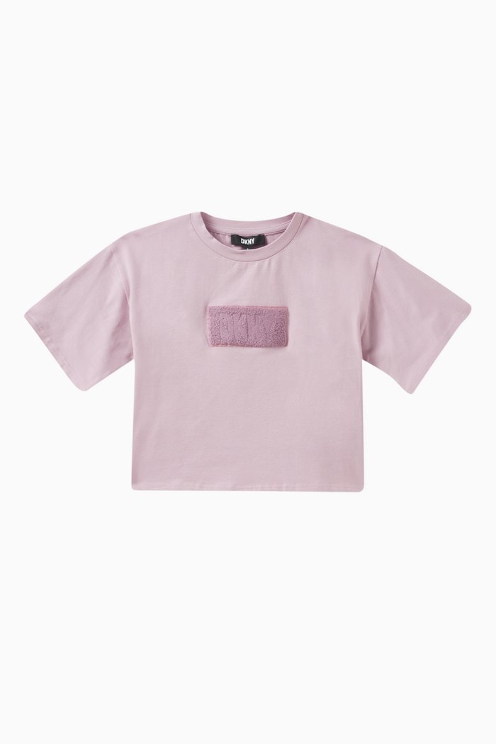 

Logo-patch T-shirt in Cotton, Purple