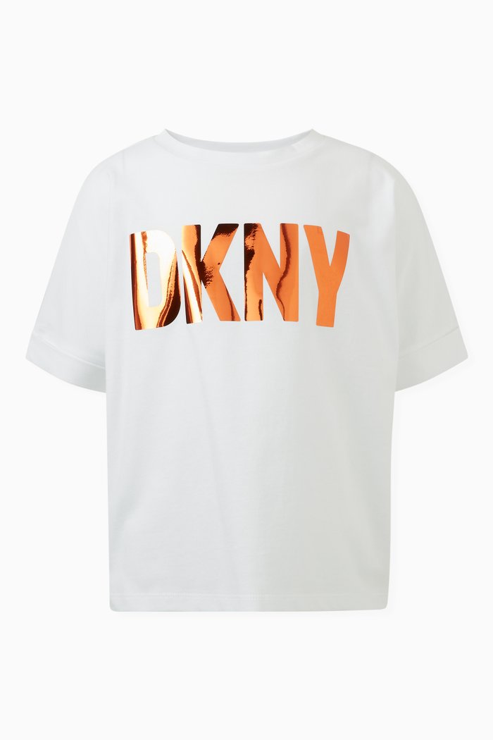

Logo Print T-shirt in Cotton, White