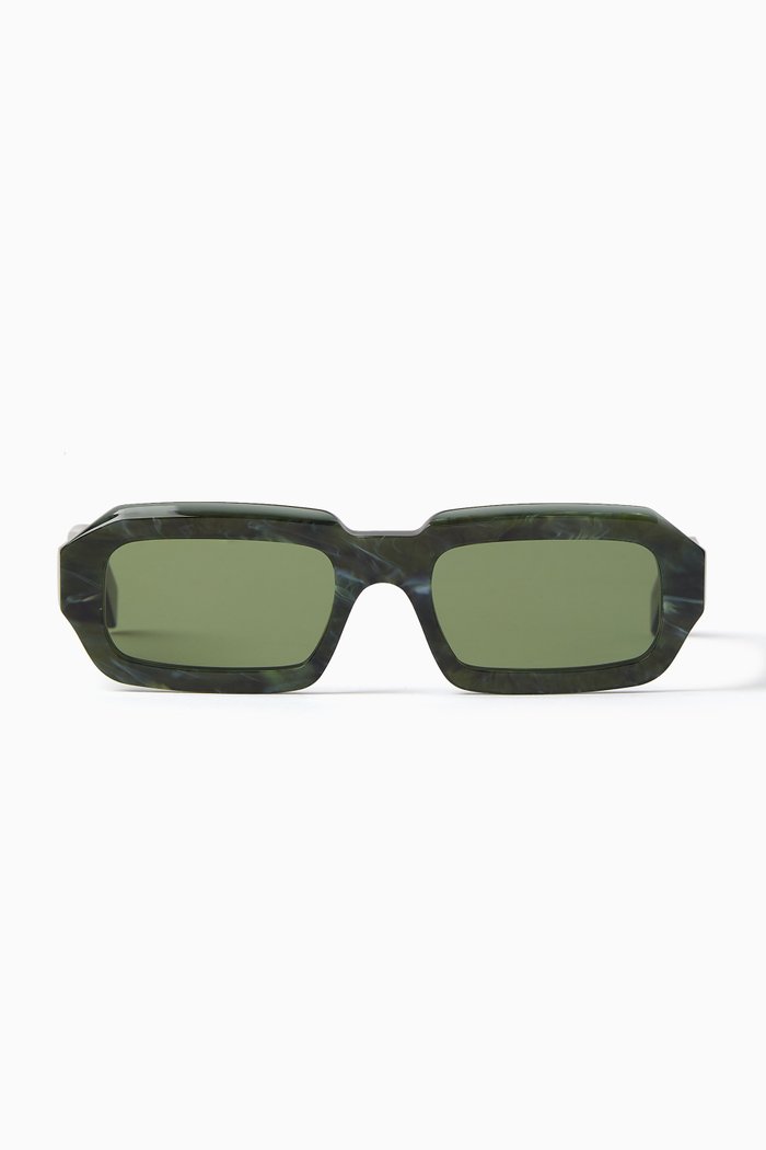 

Fantasma Tartaruga Sunglasses in Acetate, Green