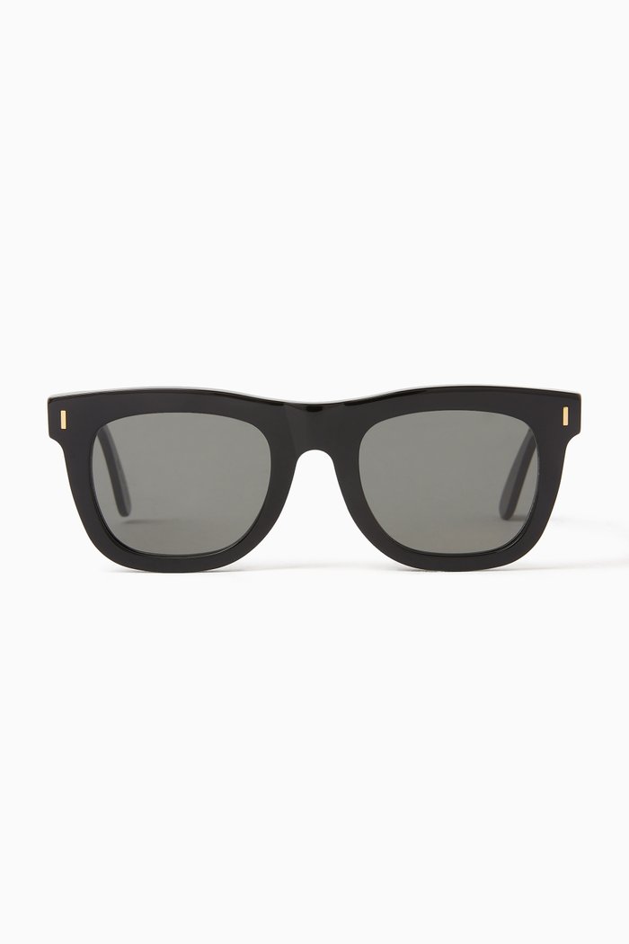 

Ciccio Francis Sunglasses in Acetate, Black