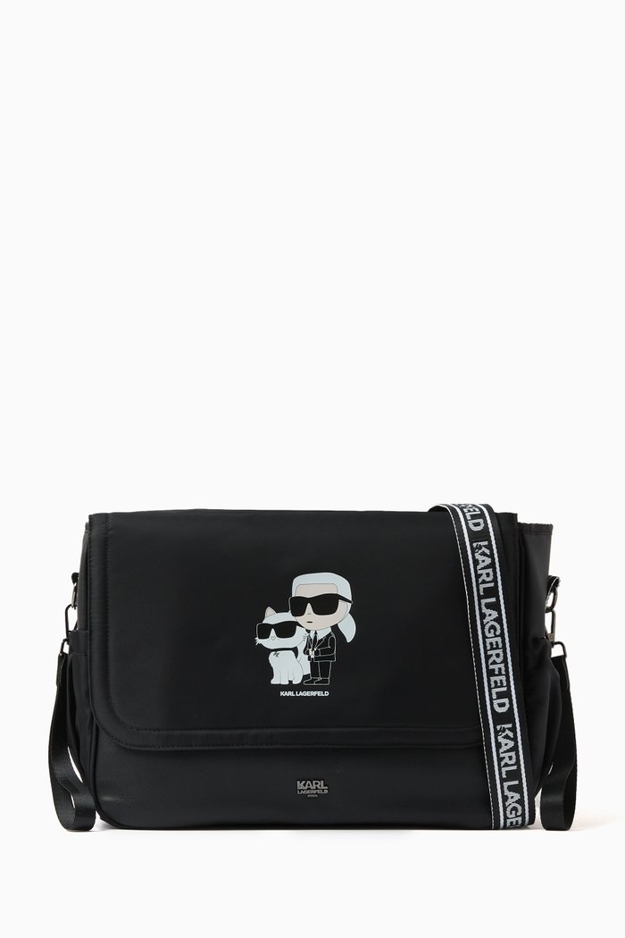 

K/Ikonik Changing Bag in Nylon, Black