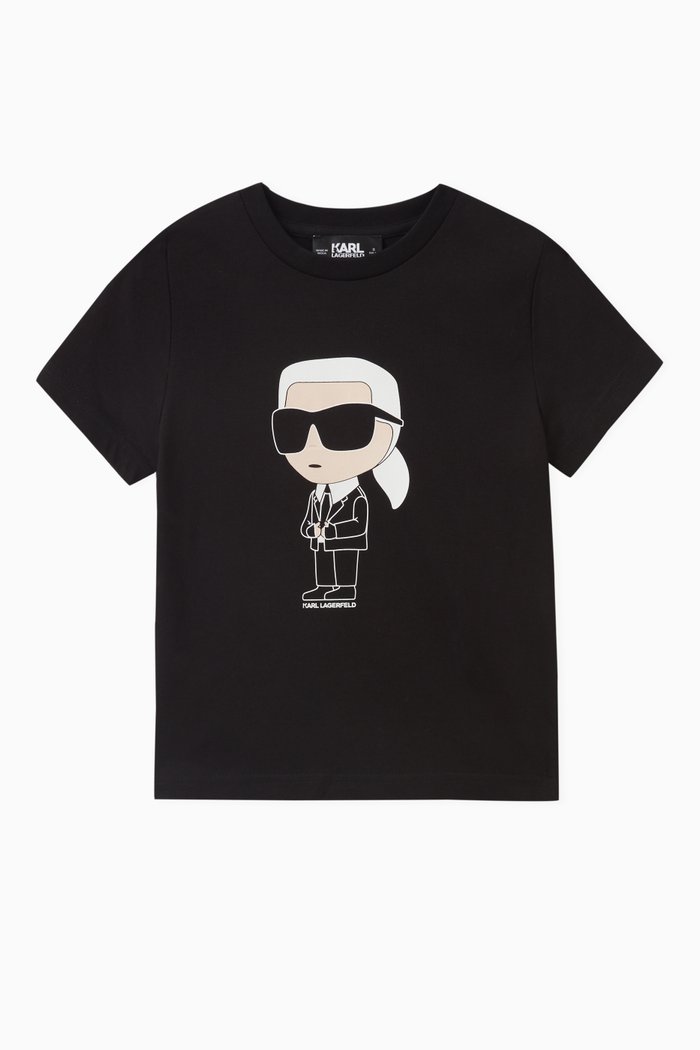 

Logo-print T-shirt in Cotton, Black