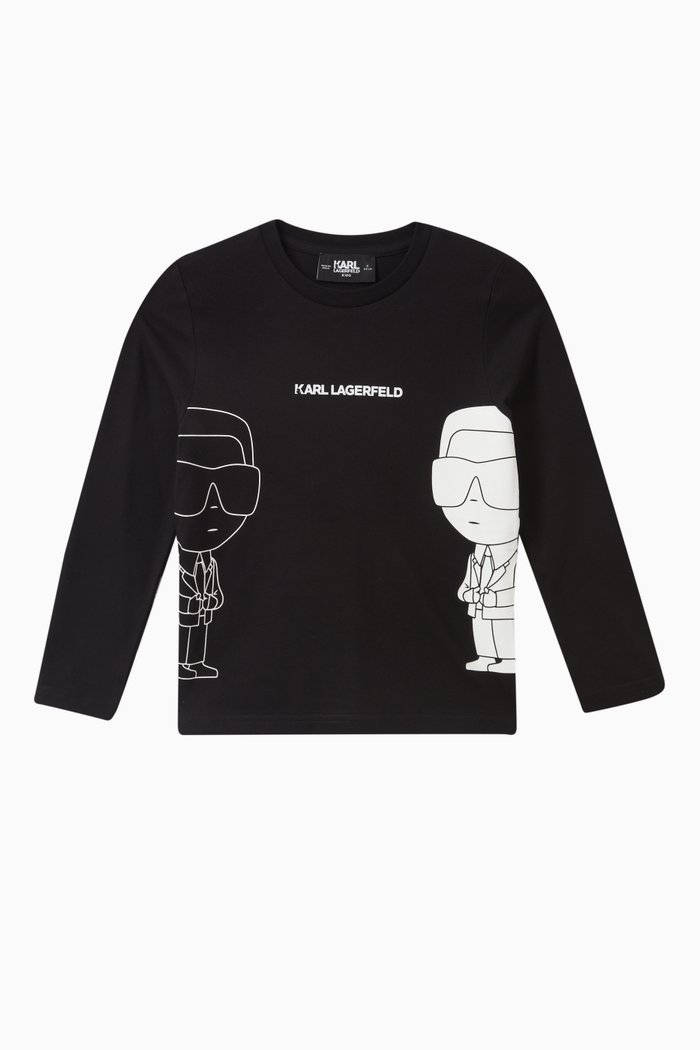 

Logo-print T-shirt in Cotton, Black