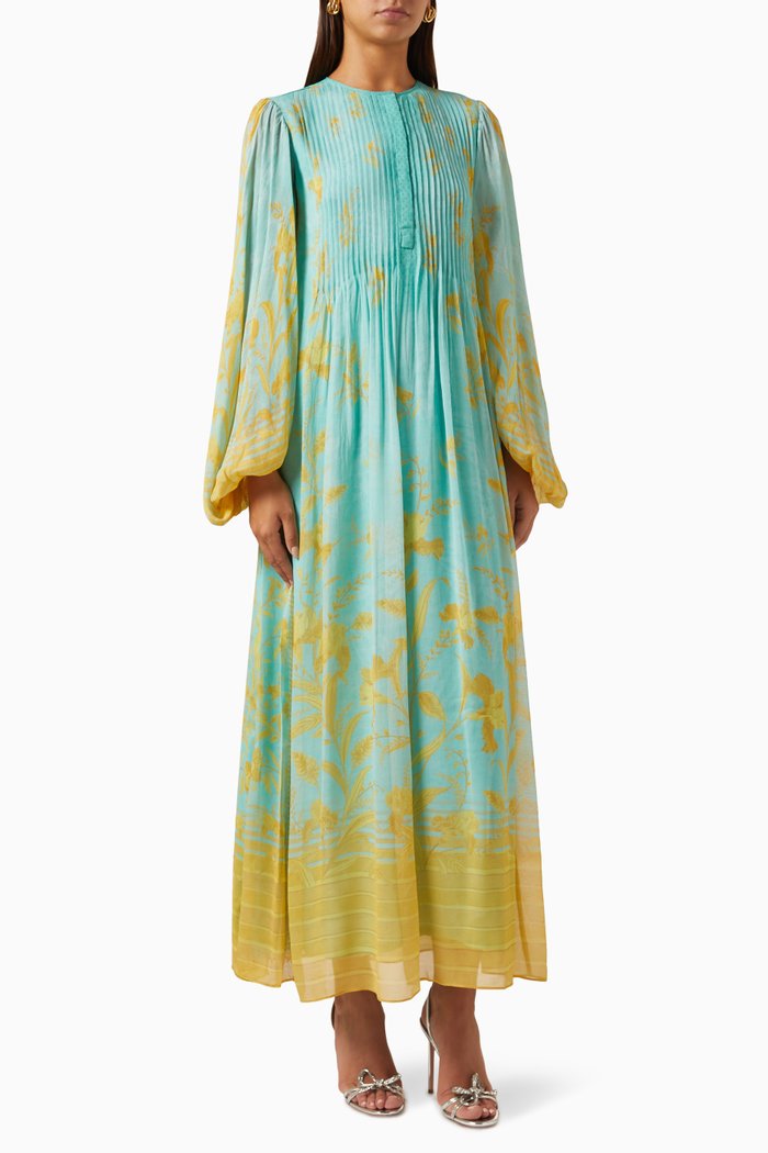 

Sama Printed Kaftan, Blue