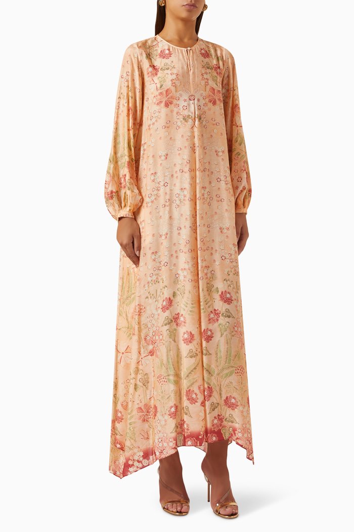 

Winslet Printed Kaftan, Orange