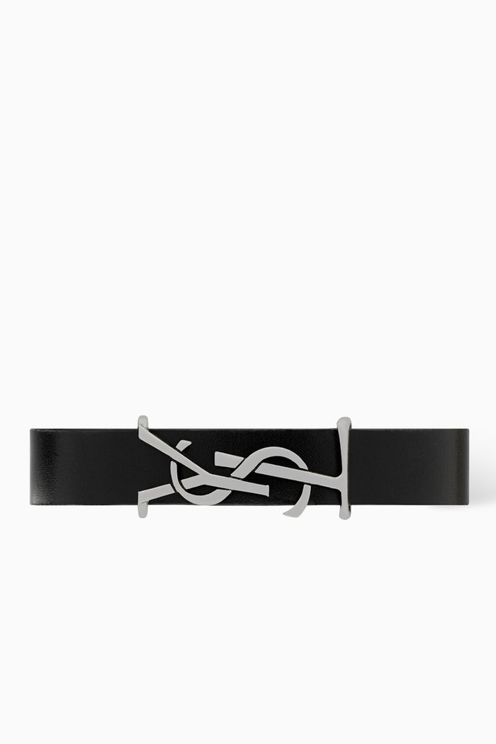 

Cassandre Bracelet in Leather, Black