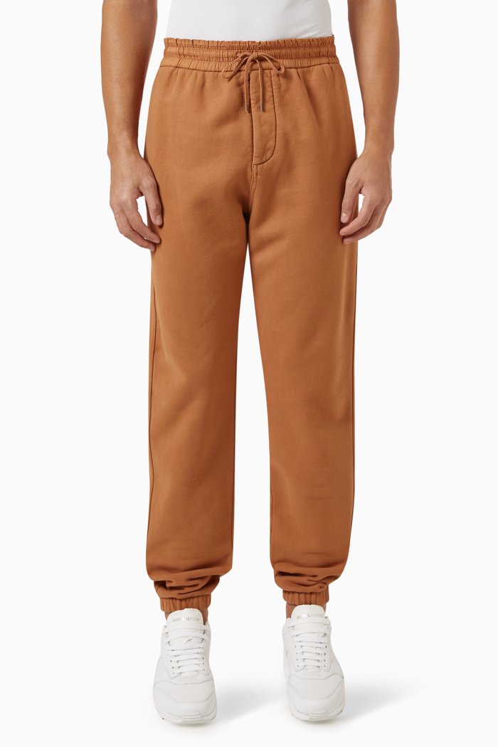 Sweatpants in Organic Cotton, Brown