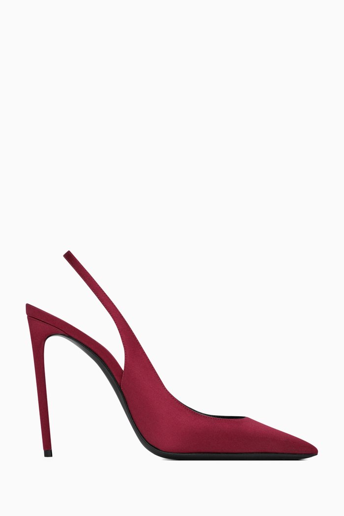

Zoe 105 Pumps in Satin Crêpe, Red