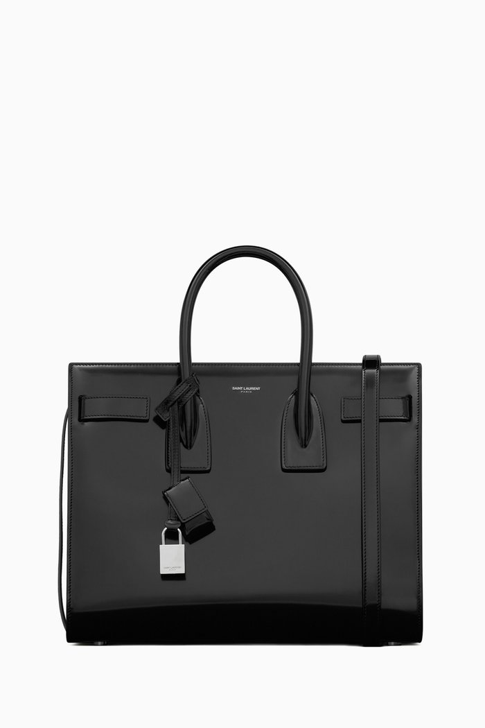 

Small Sac De Jour in Patent Leather, Black