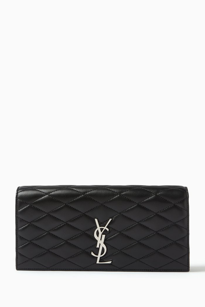 

Kate Clutch in Quilted Lambskin, Black