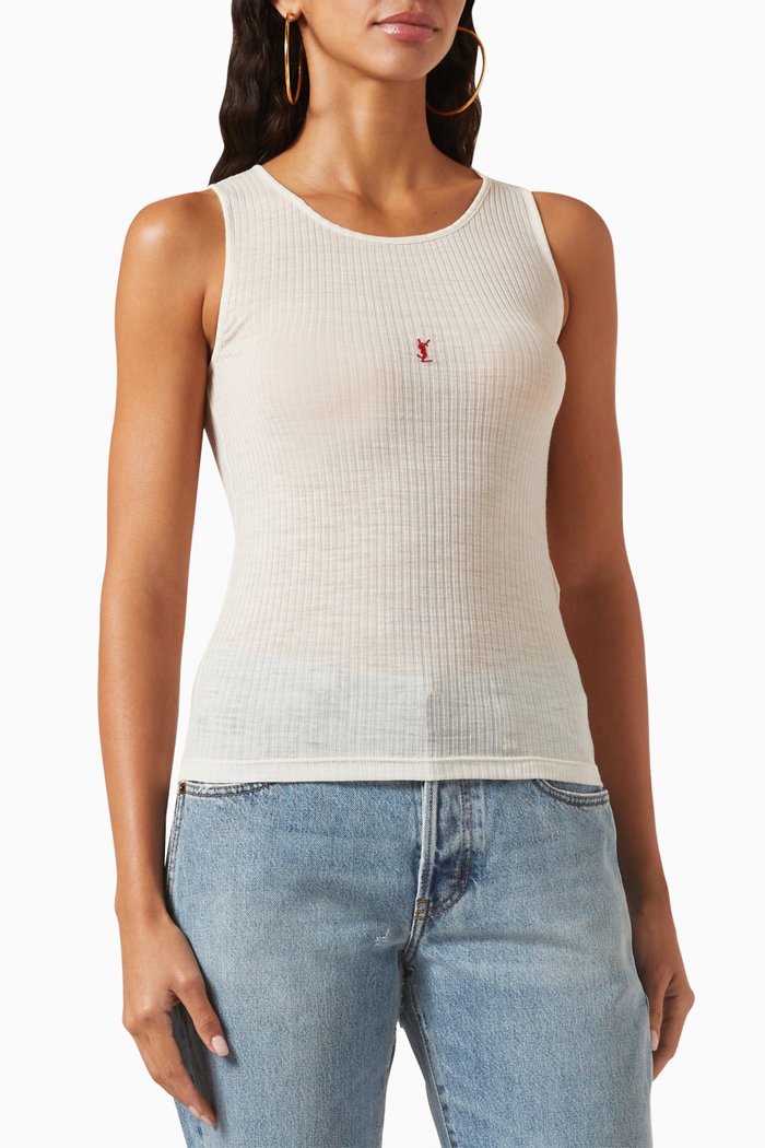 

Cassandre Tank Top, Neutral