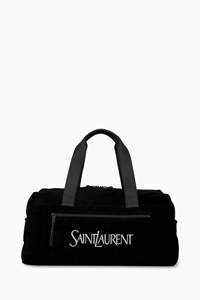 

Saint Laurent Duffle Bag in Jacquard, Black