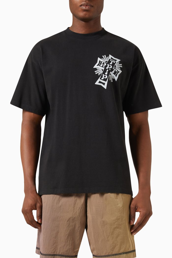 

Vintage Lords Of Art Trip T-shirt in Cotton, Black