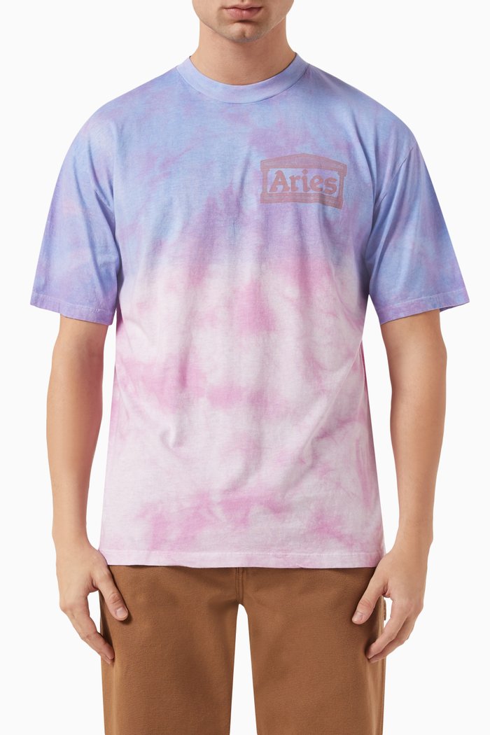 

Desert Trip Dip-Dye T-shirt in Cotton, Purple