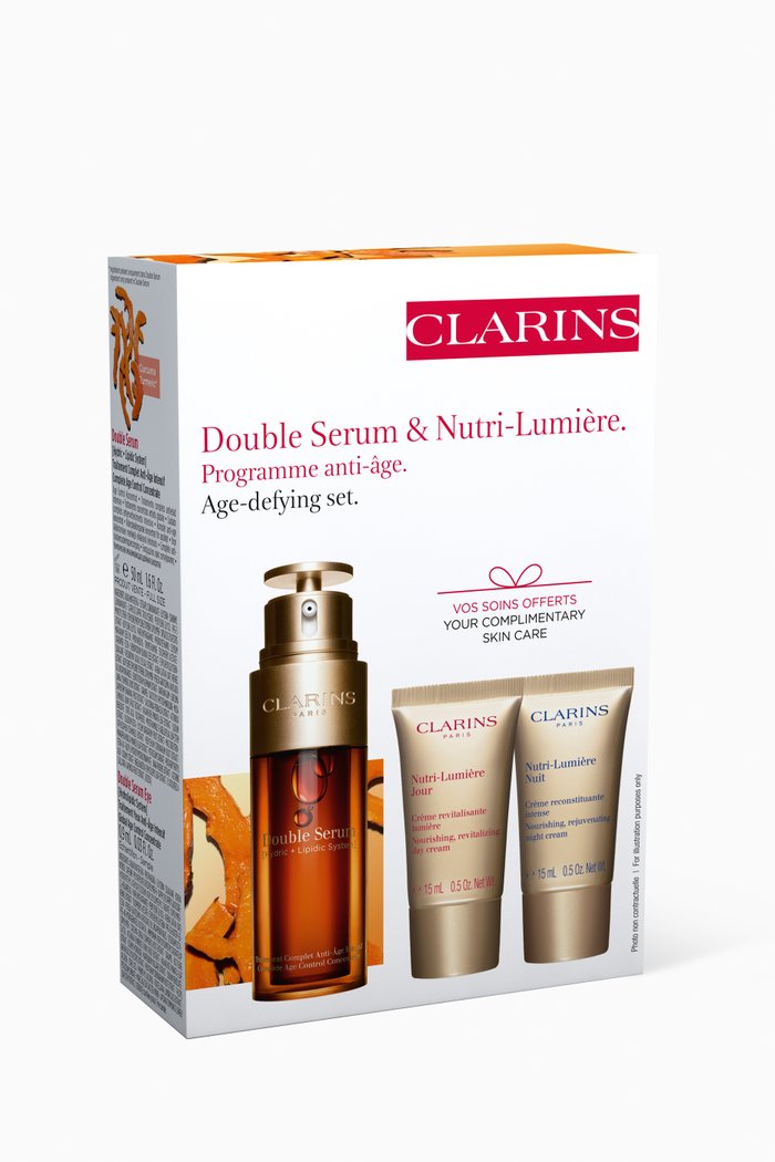 

Double Serum and Nutri-Lumière Set, Colourless