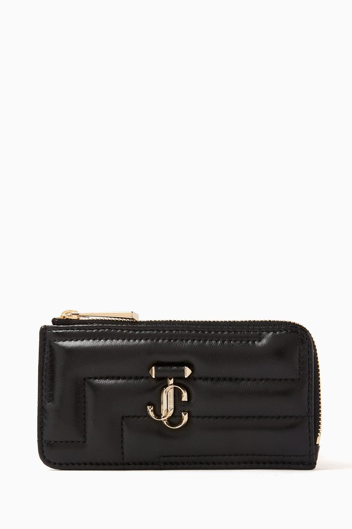 

Lise-Z Card Holder in Quilted Nappa Leather, Black