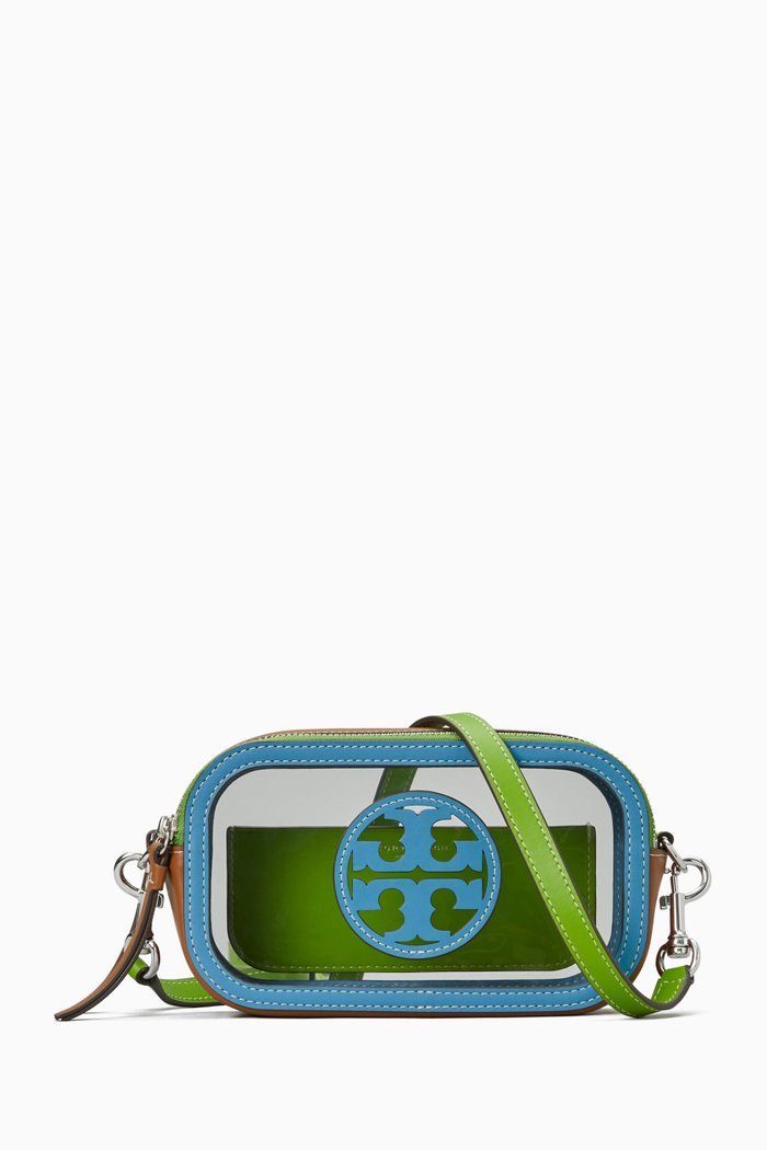 

Mini Miller Crossbody Bag in Plexi & Leather, Neutral