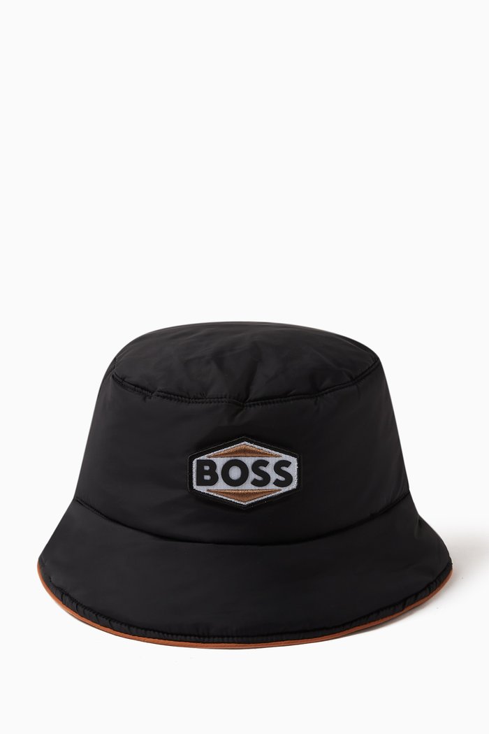 

Logo-embroidered Bucket Hat, Black
