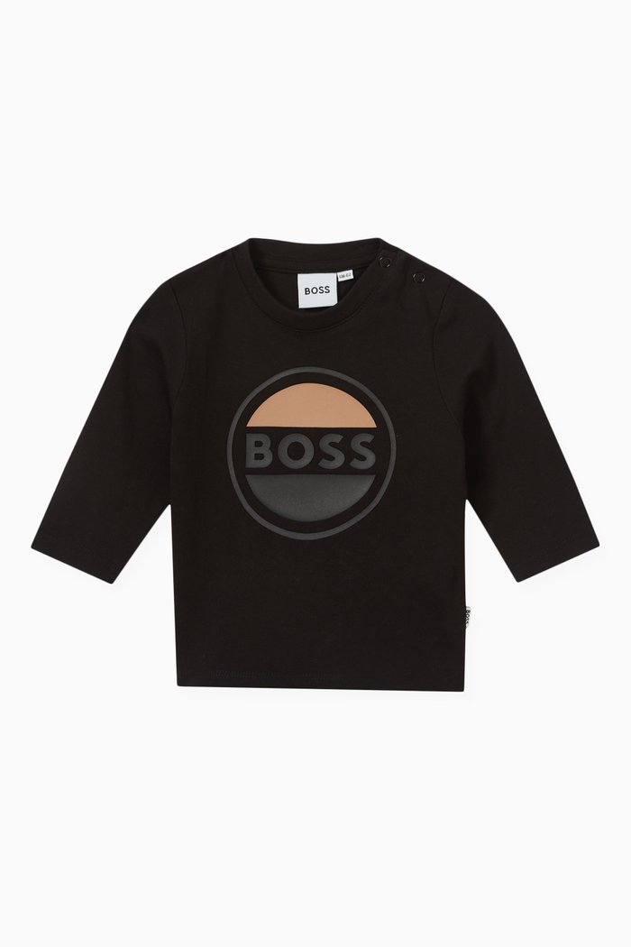 

Logo-print T-shirt in Cotton, Black